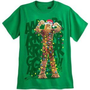 Disney Parks Star Wars Chewbacca Christmas Shirt